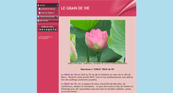 Desktop Screenshot of le-grain-de-vie.fr